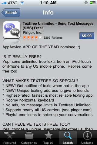 textfree001 Textfree promises free and unlimited text messaging